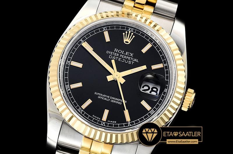 Rolex Datejust 126233 Siyah Kadran 1 1 Super Clone ETA